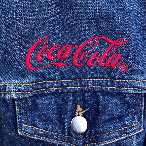 Vintage Coca-Cola denim jean jacket - Picture 3 of 4